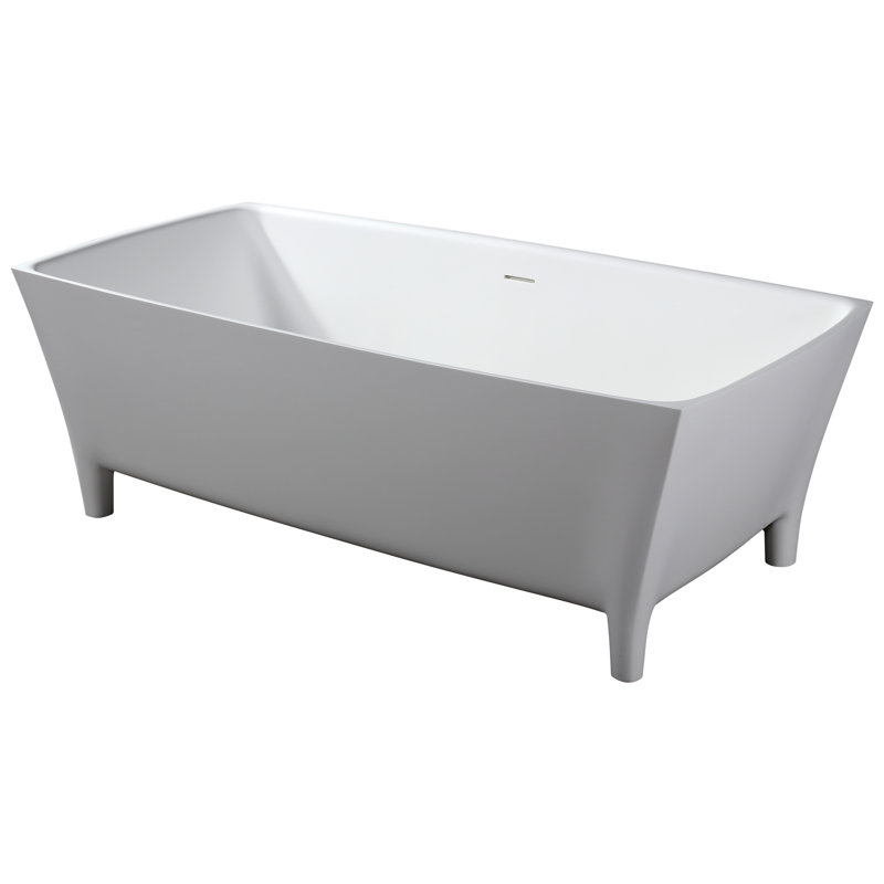 67'' x 31.5'' Soaking Solid Surface Bathtub