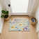 Machine Washable Indoor/Outdoor London ACN2262 Floral Rug