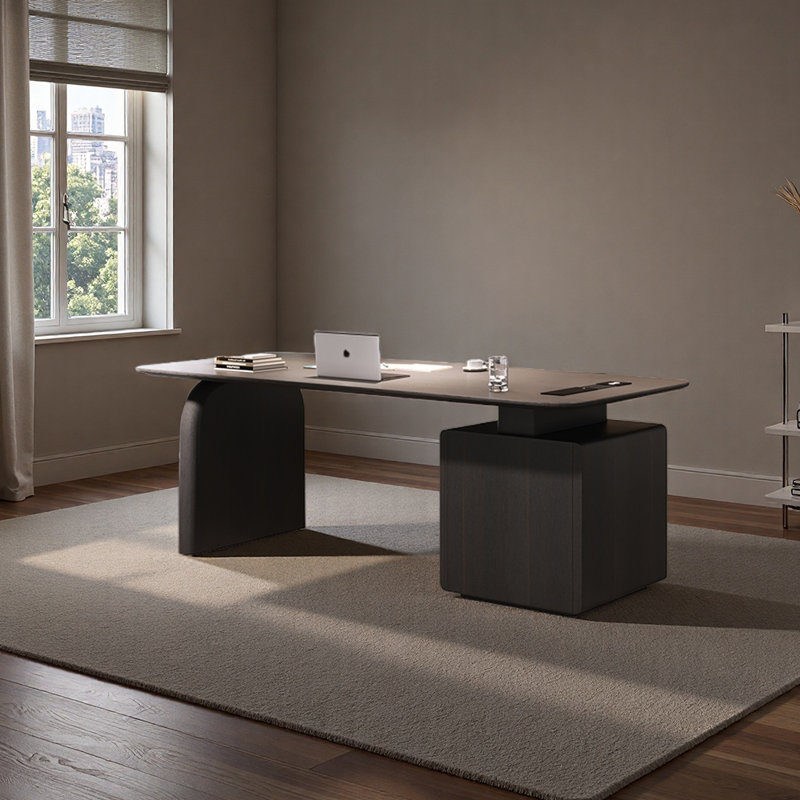 Bureau unique avec surface de travail spacieuse, H 29,53 po x l 62,99 po x P 27,56 po