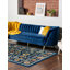 Tapis bleu / jaune / orange à motif floral Arenas-451648534