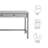 Emmeline 1-Drawer Scallop Writing Desk In White-106714560