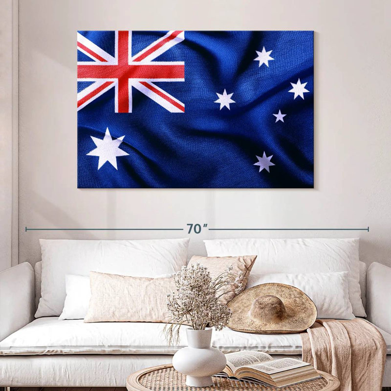 Drapeau australien Borges, H 32 po x l 48 po
