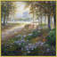 Autumn Morning Walk Print-653971605-653971604