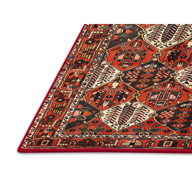 Tapis orange Southwestern, Rectangle 6 pi x 9 pi