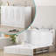 Grand lit escamotable avec USB, tiroir et matelas à mémoire de forme-1791266412