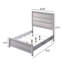 Mobilier de chambre à coucher avec lit plateforme moderne-1114185726