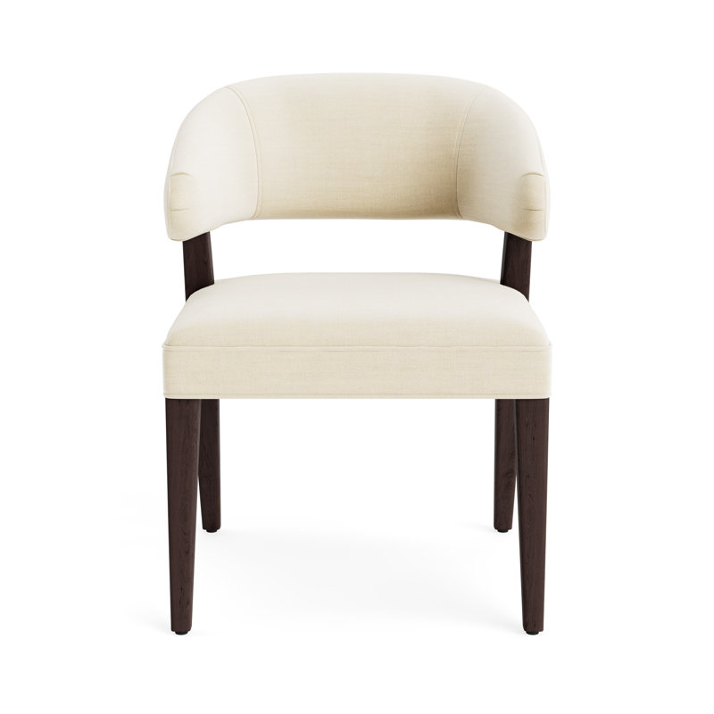 Keane Dining Chair, Performance Linen - Cream, Java