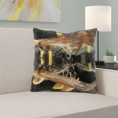 Wasp Throw Pillow