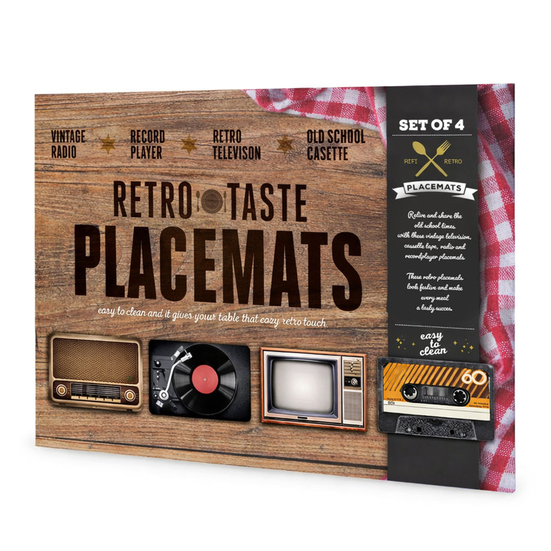 Retro Placemats  (Set of 4)