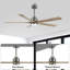 Ventilateur de plafond à DEL 5 pales Bascio-378707609-383305362-378673190