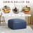 Hustle Square Top-Grain Genuine Italian Leather Ottoman (Set of 2)-109286821-134373343