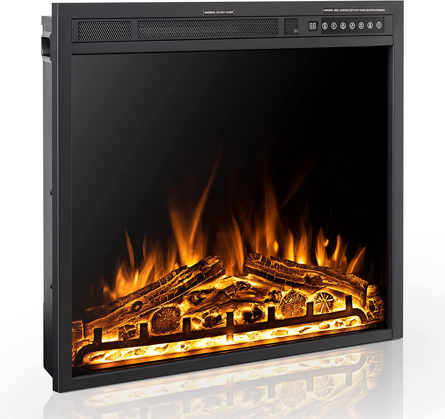Symple Stuff Freestanding u0026 Recessed Electric Fireplace Insert with Remote  Control u0026 Reviews | Wayfair