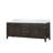 Brown Oak Double Bath Vanity 84 In. W X 22 In. D, With Carrara Marble Top-1181196873