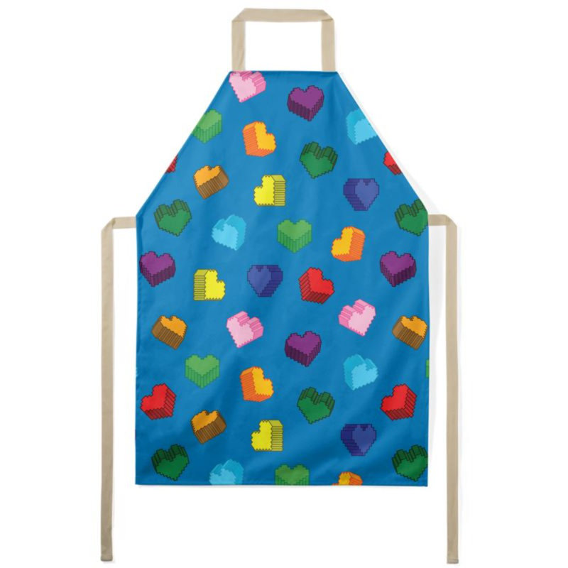 Bib Apron, Blue