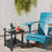 Oval Double Adirondack Side Table,Patio Table-741967938