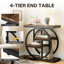 Amelianna Trestle End Table