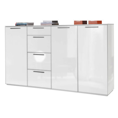 Semplice 199cm W 4 - Drawer Chest of Drawers
