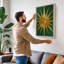 Radiant Geometry Geometric - Wrapped Canvas-1442597538-1442597546