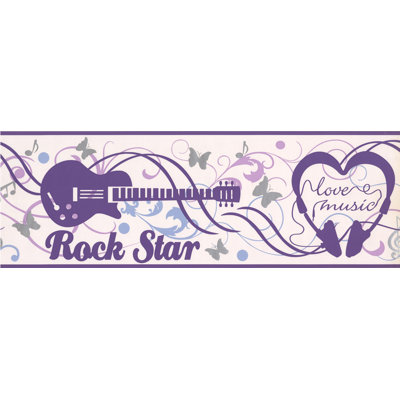 Bordure murale Rock Star