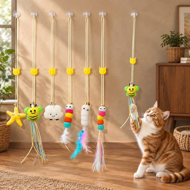 0.98 " H Cat Toys