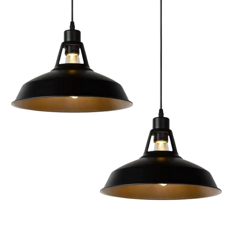 Antonito 1 - Vintage Retro Ceiling Pendant Light Shade – Adjustable Height Rustic Edison Lamp Design