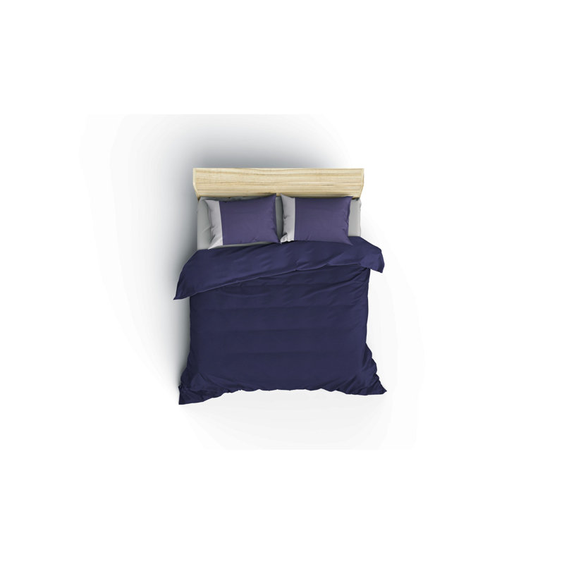 Sugarland 100% Cotton Duvet Cover Set, Blue, 135 x 200 cm - 1 Pillowcase 60 x 60 cm
