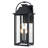 22.5" H 3-Light Large Black Outdoor Wall Lantern Sconce-839458144-866616461