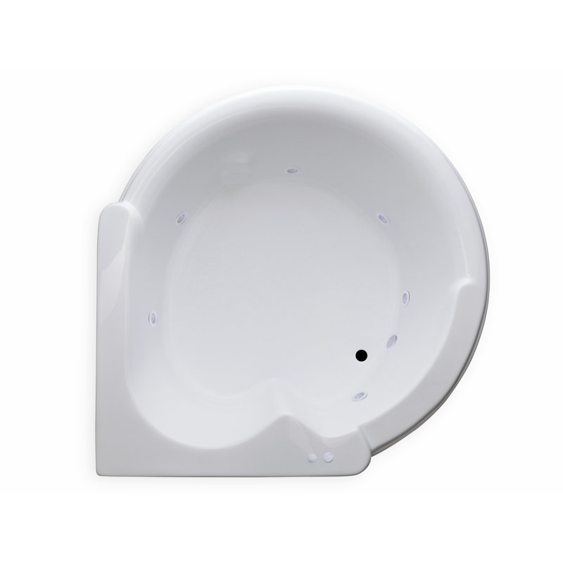 64'' x 64'' Drop-In Whirlpool Acrylic Bathtub