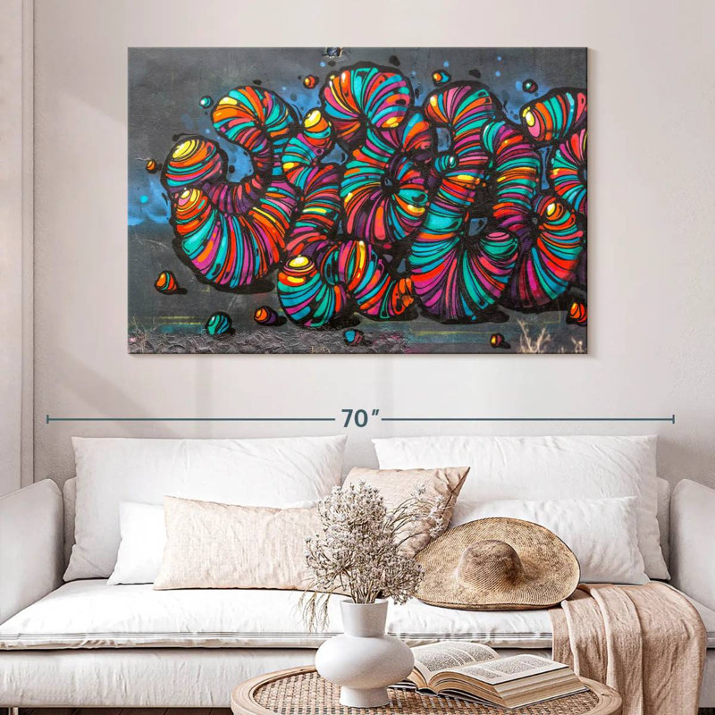 Brampt Street Worms, 34" H x 51" W
