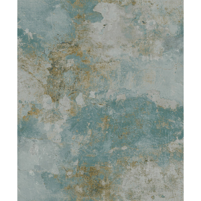 Papier peint texturé effet vieux béton, Beige