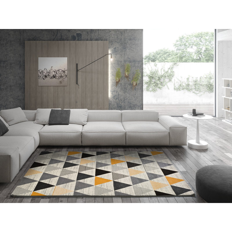 Galvez Geometric Area Rug, Rectangle 160 x 230cm