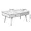 Sedillo Solid Wood Four Leg Coffee Table with Storage