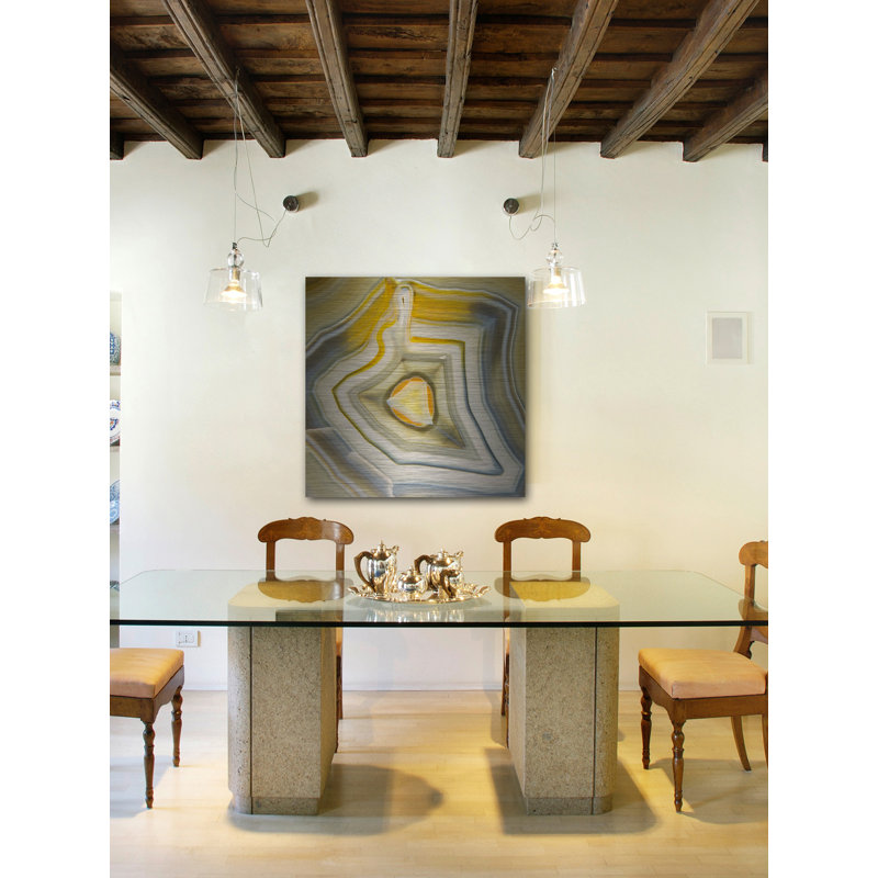 «Alabaster», reproduction sur métal, 40 po x 40 po