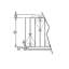 Suez Scroll Metal Driveway Gate 91cm High-125478476