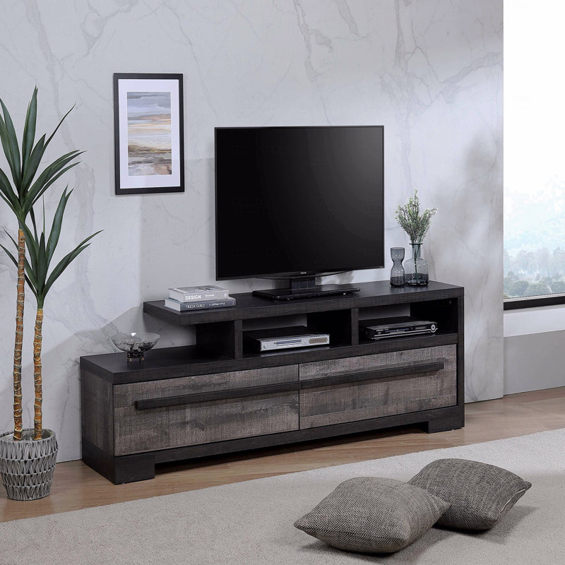 Meuble télé 1 pièce 1 pièce, Noir / blanc