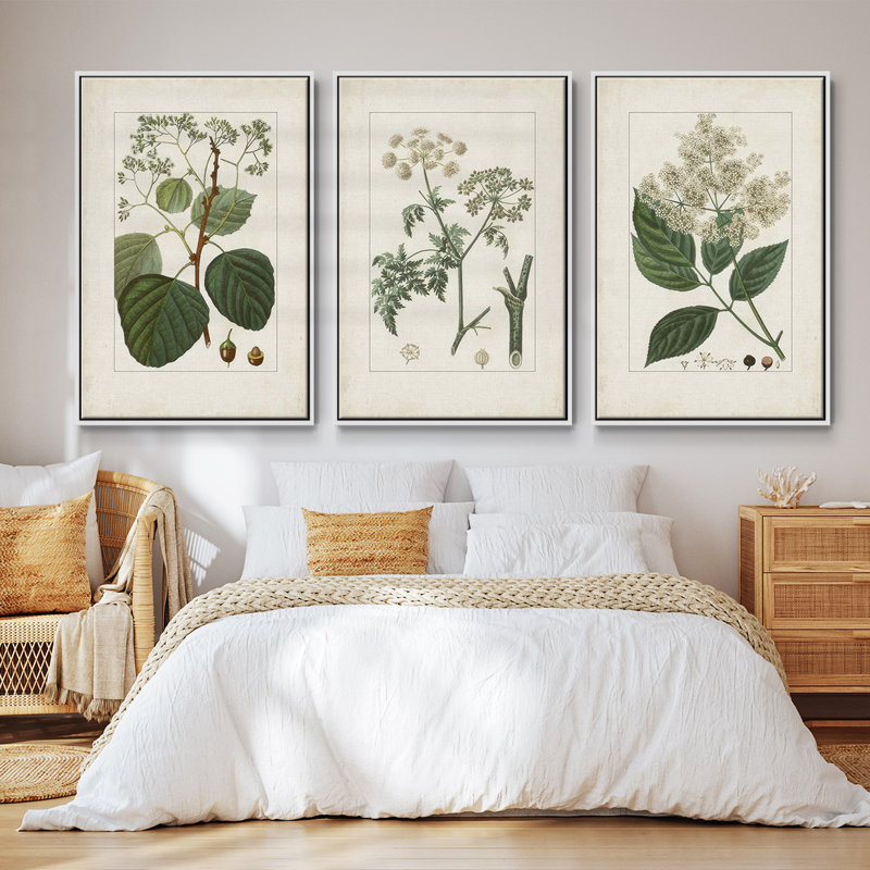 «Arctic Forest I», reproduction de photo sur toile 3 pièces, Blanc, H 27 po x l 54 po