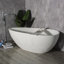Baignoire autoportante en acrylique 59 po. X 29,5 po.