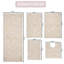 Ensemble de tapis de bain antidérapants multiples 100% coton-1661490387