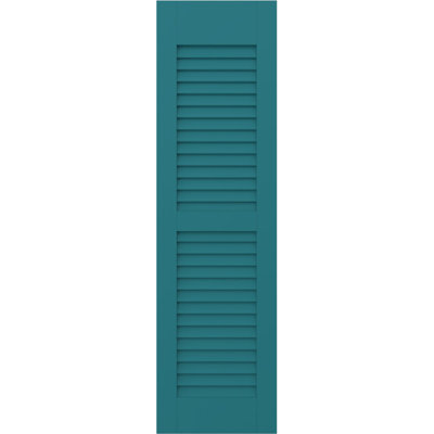 Americraft Two Equal Louver Shutters (Per Pair)