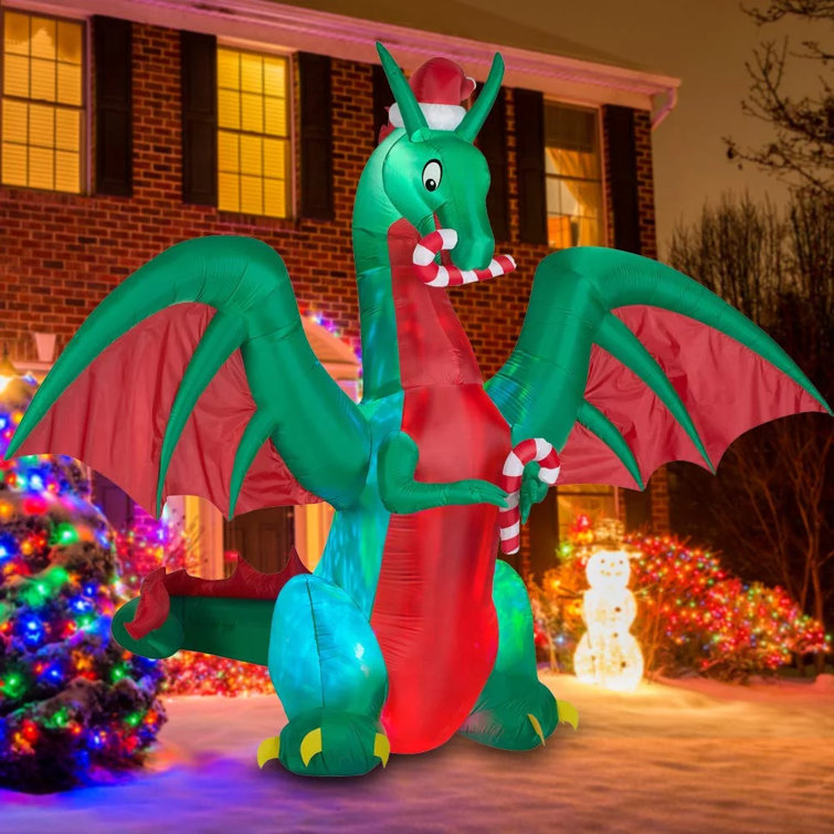 Dargon with Candy LED Lights Inflatable