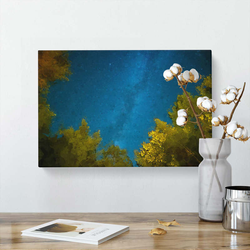 Beneath the Stars in Abstract - Wrapped Canvas, 50cm H x 76cm W x 3cm D