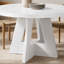 Table de salle à manger ronde de 119 cm (47 pouces) pour 4 à 6 personnes, de style campagnard, idéale pour la cuisine ou la salle à manger.-589351396