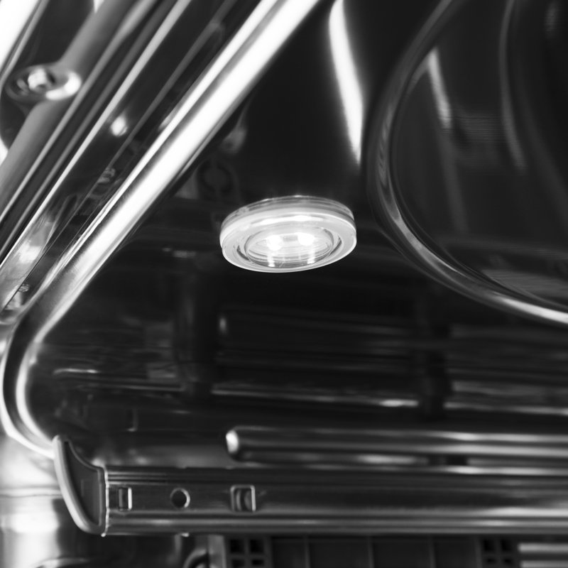 24" Monument Series 3rd Rack Top Touch Control Dishwasher with Stainless Steel Tub, Hand Hammered Copper