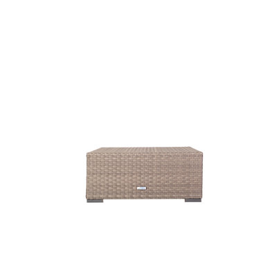 Laplaigne Wicker Outdoor Ottoman with Sunbrella® Cushion