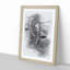 The Feet of a Ballet Dancer in Abstract - Picture Frame Graphic Art Print-55737624-55737625