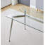 Highhouse Glass Top Metal Base Dining Table