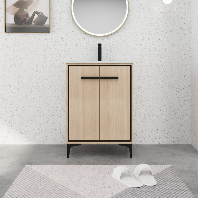 Meuble-lavabo simple avec plateau Ishhara 24,02