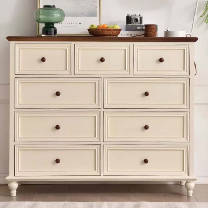 Commode d'appoint américaine de luxe à grande capacité, 39,37 po H x 47,24 po L x 17,72 po P, Blanc