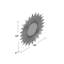 Miroir d'appoint Bivens Sunburst