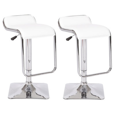 Alamin Swivel Upholstered Adjustable Height Counter Stool